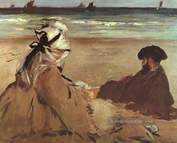  Impressionismus Malerei - auf dem Strand Realismus Impressionismus Edouard Manet